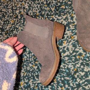 Timberland Gray Suede Ankle Boots